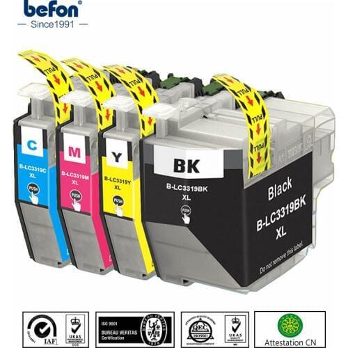 Befon 3319 Cartridge Replacement for Brother LC3319 LC 3319 LC3319Bk Ink Cartridge for MFC-J5330DW MFC-J5730DW MFC-J6530DW 6930