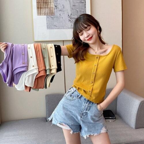 Woman Tshirts Cotton Short Sleeve T-shirt Womens Summer Womens Top Tops Mujer Camisetas