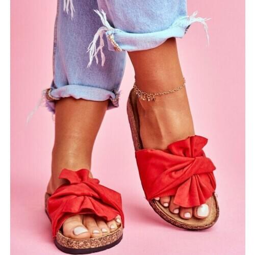 Women Slipper Summer Slippers Straw Womens Shoes Bow Sandals Summer Sandals Outdoor Beach Female Floral Shoes Plus Size 43