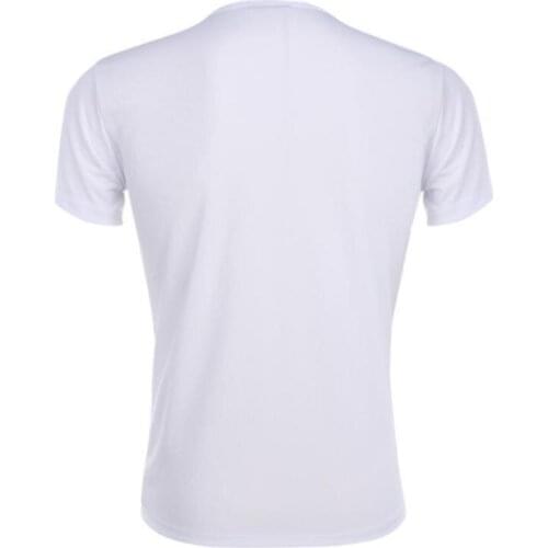 1 PCS Solid Color Short-sleeved Round Neck Men T-shirt Breathable Anti-fouling Waterproof Half Sleeve Women T-shirt Casual Tops