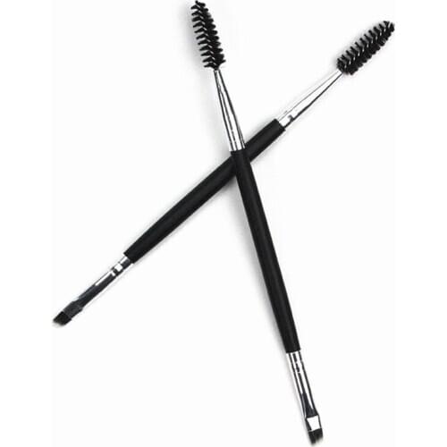 3pcs Eye Makeup Brush For Eyebrow, Angled Eyebrow Brush Plus Spoolie Eye Brow Brush Comb, Elegant Fashion Pincel Maquiagem