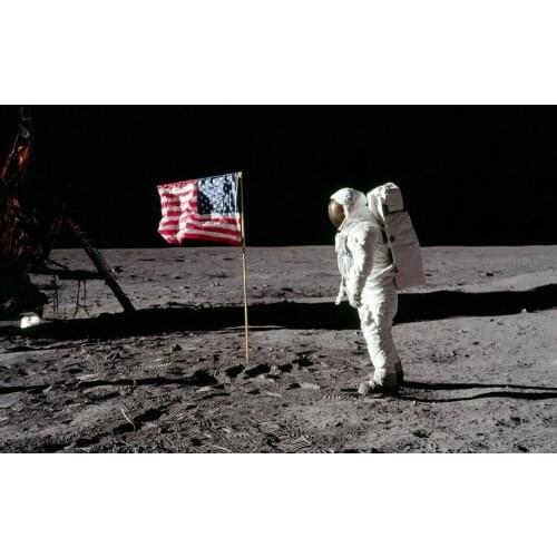 63 Home Decor Astronauts on the moon-Silk Art Poster Wall Sicker Decoration Gift