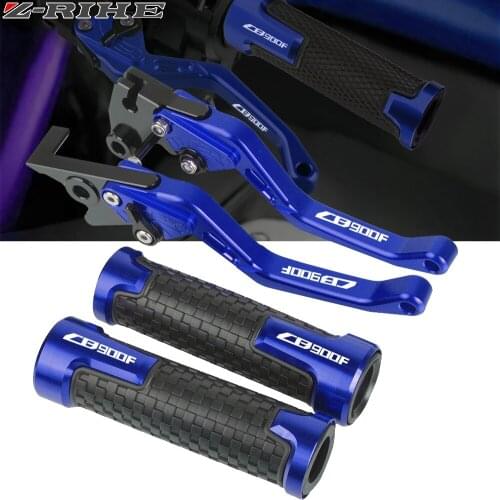 Motorcycle Accessories Handle grips handlebar grip & short Brake Clutch Lever for Honda cb900f hornet 2001 2002 2003 2004-2008