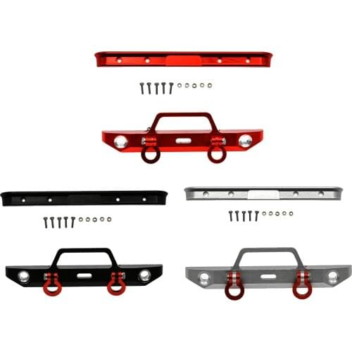 1/24 Rc Car Metal Alloy Bumpers for Axial SCX24 AXI90081 RC Crawler Car Replacement Parts