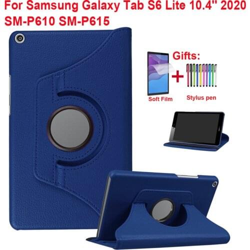 For Samsung Galaxy Tab S6 Lite Case 360 Degree Rotating Stand Tablet Cover for Galaxy Tab S6 Lite 10.4 2020 SM-P610 SM-P615