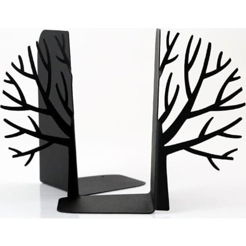 Tree Figured Decorative Metal Book Holder, Book Support Decorative Metal Bookcase