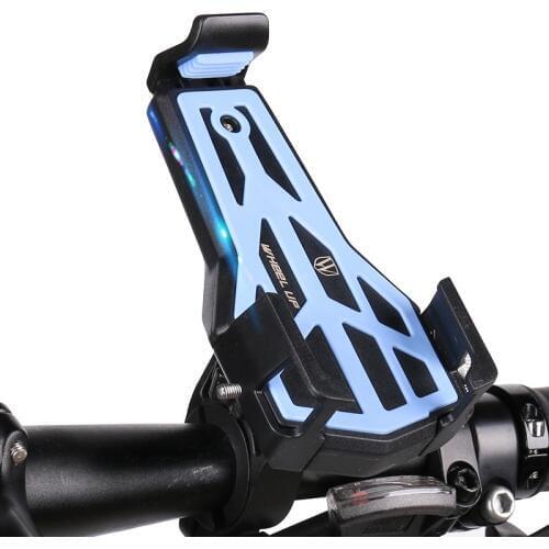 WHEEL UP Bicycle Handlebar Phone Holder Adjustable MTB Road Bike Cellphone Bracket Triangle Stability3.5-7 Inch Bike Phone Clip