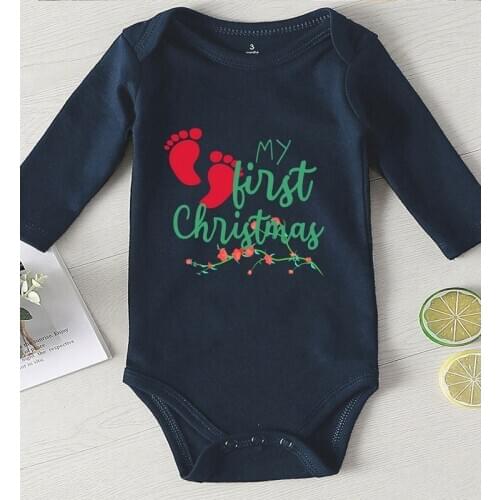 Baby Stuff Newborn Christmas Costume Kid Toddler Jumpsuits Cotton Baby Boy Winter Clothes Long Sleeve Romper for Babies