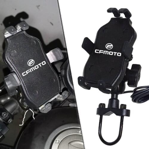 For CFMOTO 150NK 250NK 400NK 650NK brand new Motorcycle Mobile Phone Holder GPS stand Mirror seat handlebar Recharge paragraph