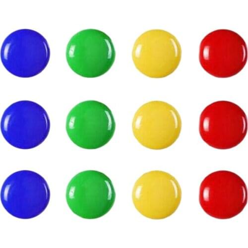 PPYY-12PCS/Set Notice Board Planning Magnets Fridge Whiteboard Magnetic Button 20Mm