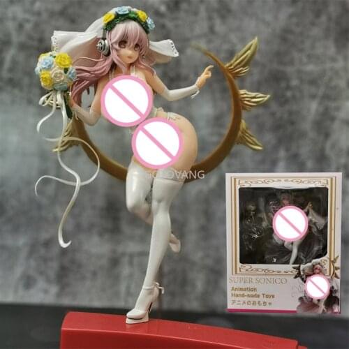 30cm SUPERSONICO Action Figure 10 Anniversary Wedding Dress Super SONICO Luxury Figures Sexy Girls Adult Collectible Model Toy