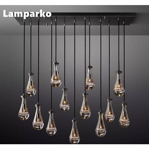 Postmodern Luxury Clear Crystal Pendant Standing Light LED G9 Brass Branch Interior Floor Lamp Art Deco Living Room Villa Loft