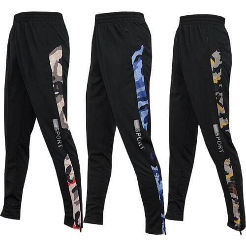 New Mens Soccer Training Pants Slim Skinny Sports Survetement Football Running Pants Quick Dry Jogging Tracksuit Trousers
