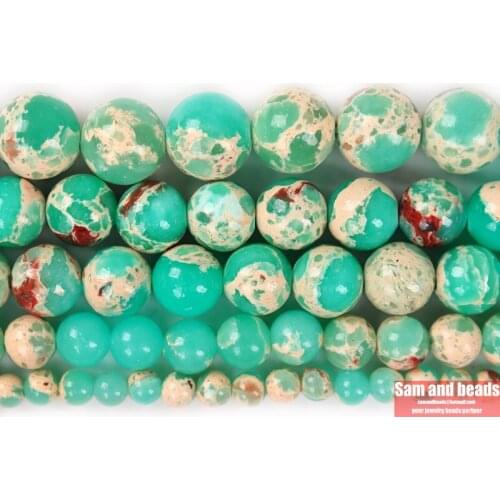 Wholesale Green snake skin stone beads China Shoushang beads for jewelry making DIY bracelet Necklace GSSB20