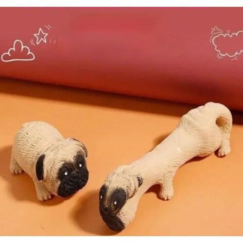 Popular online decompression dog patting dog Pug toy men and women pink pig creative decompression vent slow rebound