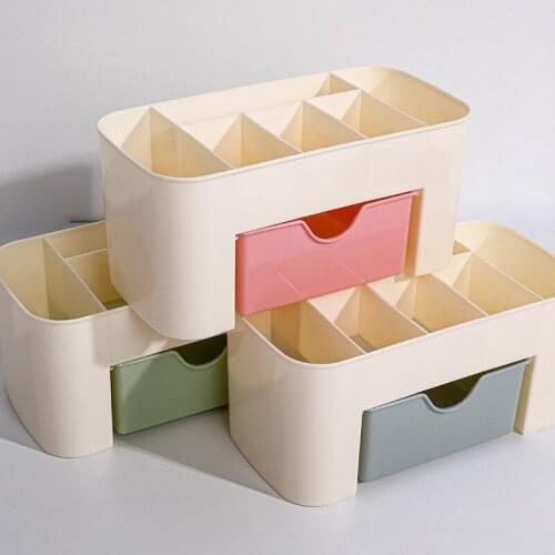 Simple desktop storage box Student stationery sorting racks Drawer cosmetic box