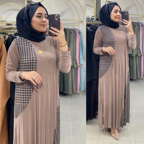 Ramadan Robe Eid Abaya Dubai Muslim Dress Turkey Islam Clothing Djellaba Femme Plus Size Dresses For Women Vestido De Mujer