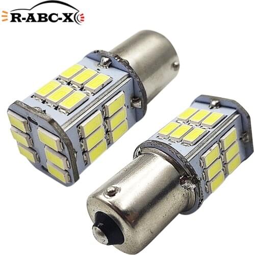 RUIANDSION 2Pcs BAY15D 1157 P21/5W BAZ15D Tail Brake Light BA15D 1142 BAU15S PY21W 1156 BA15S P21W Reverse Turn Lamp 6V 12V 24V