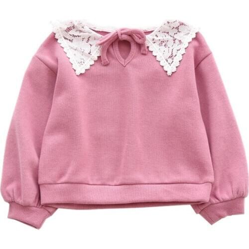 2020 Baby Girls Sweatshirts Autumn Children kids long sleeve Clothes for Girl Thin sweaters