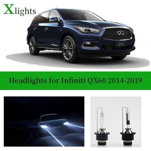 Xlights For Infiniti QX60 2014 2015 2016 2017 2018 Xenon Bulb Headlight Lamp 12v Kit HID Lights Low Beam Auto Car Accessories