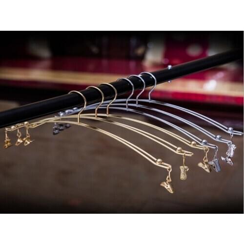 100pcs fashion metal bra hanger hook underwear drying rack clip 28x10cm home outfit organizer