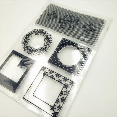 11*16cm The geometry Transparent Clear Stamps / Silicone Seals Roller Stamp for DIY scrapbooking photo album/Card Making