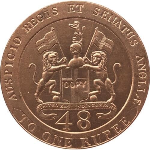 1794 India-British 1/48 Rupee coins COPY 31mm