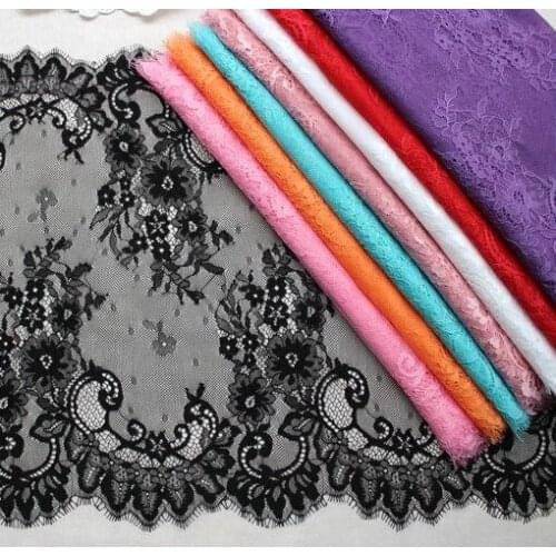 43cm Embroidery Lace Fabrics Thin Section French Lace Fabric Guipure Nigeria African Lace For Wedding Dress