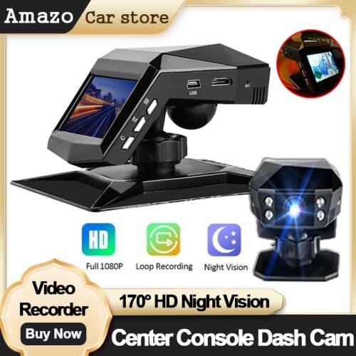 Car DVR Full HD 1080P Dash Camera Auto Camera Dash Cam Cycle Recording Night Vision Video Recorder Dashcam With Center Console