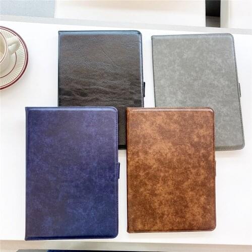 Pu Cortex Business Style Tablet Case for Ipad Air 4 Ipad Pro 2020 Ipad 7th 8th 9.7 10.2 10.5 Mini 5 4 3 2 1 Case Anti-fall Cover
