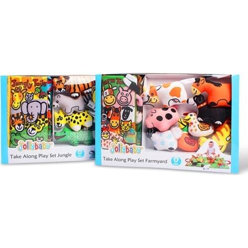 39CM Baby Cloth Book Three-dimensional Animal Non-Toxic Soft Explore Found Enlightenment Education Play Mats Toddler Kids Gifts