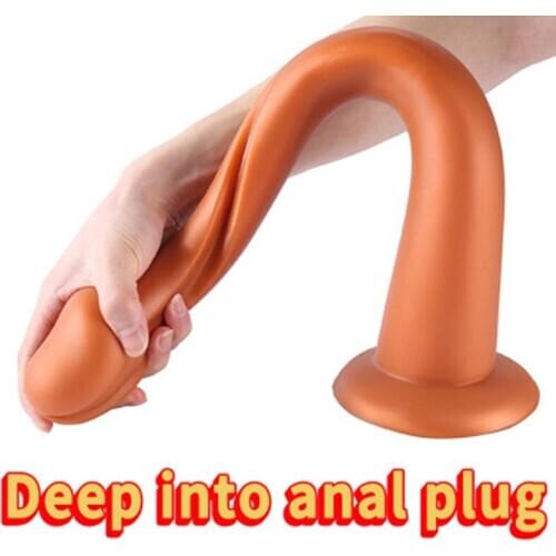 Long Dildo Huge Anal plugs Male Prostate Massager Big Butt Plug Anus G spot Masturbator Large penis Adult Sex Toy for Men Woman