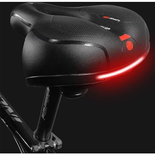 Breathable Bike Saddle Men Women Thicken Bicycle Seat Comfortable Soft Bike Seat Cycling Shock Absorber Bicycle Accessories