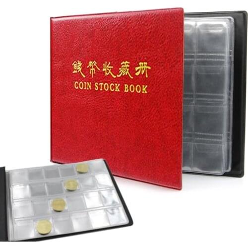 240 Collection Storage Penny Pockets Money Album Book Collecting Coin Holders