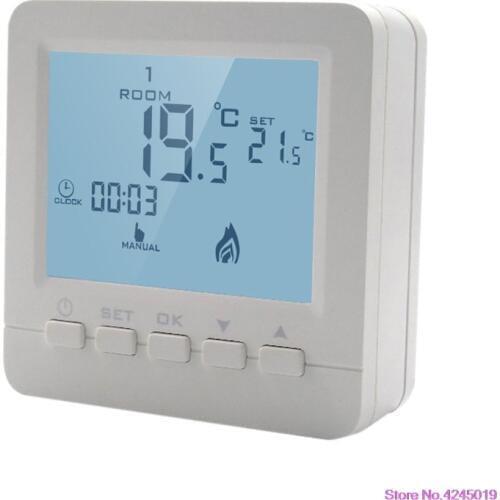 Gas Boiler Heating Temperature Controller Programmable Thermostat Wall Mounted