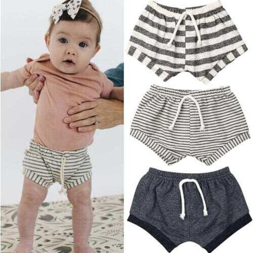 Baby Girl Boy Storts Toddler Baby Kid Girl Boy Summer Casual Striped Shorts Bottoms Briefs Clothes