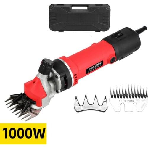 1000w 220v Electric Sheep Goat Pruning Shearing Machine Clipper Shears Cutter Wool Scissor 6 Speed Adjustable 9/12-Teeth-Clipper