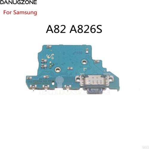 Original USB Charging Dock Port Socket Jack Plug Connector Charge Board Flex Cable For Samsung Galaxy A82 A826S