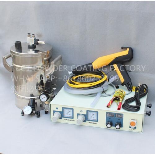 2020 lab experiment powder spray gun machine electrostatic coating machine