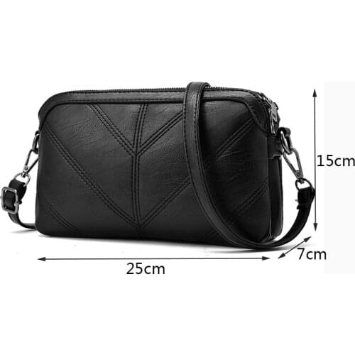 Luxury Messenger Bag Soft Pu Leather Shoulder Bag Fashion Ladies Crossbody Bags Female 2021 High Quality Women Handbag