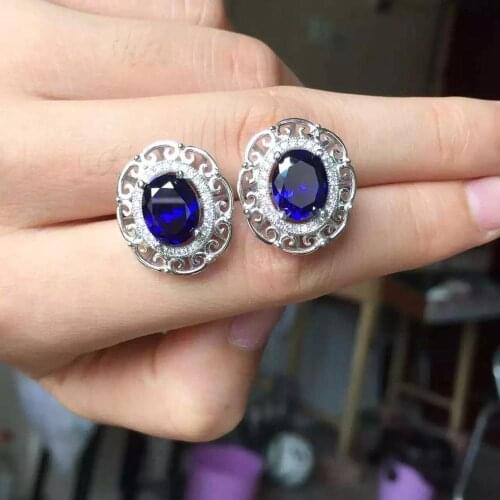 The Best Wedding Gift Kyanite Earring Natural And Real 925 sterling silver Kyanite Earring High Quality