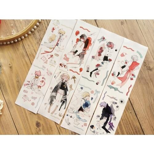 Fairy Girl Washi Tapes Bullet Journal Masking Tape Adhesive Tape DIY Scrapbooking Washi Stickers