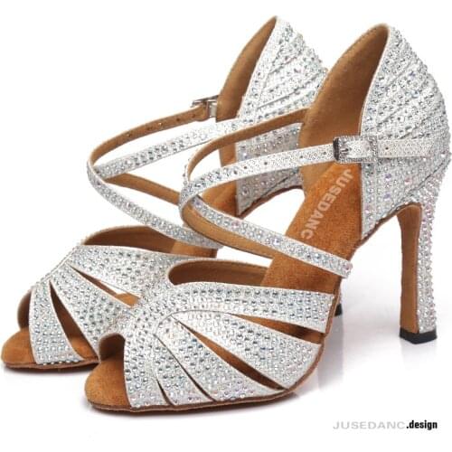 Women Shoes Latin Dance Shoes Waltz Party Square Jazz Shoes Ladies Ballroom Dance Shoes Samba Shoes Sneakers IDancing