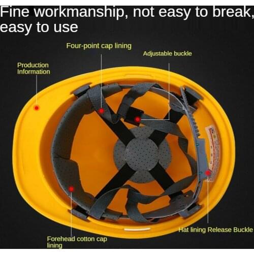 Hard hat construction site national standard construction project thick breathable electrician protection