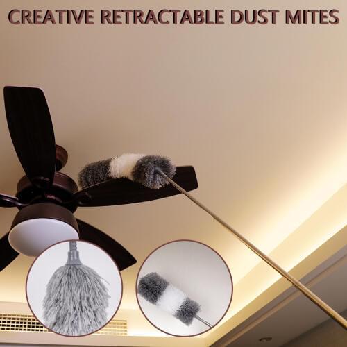 Retractable Clean Brush Soft Duster Brush Anti Dusting Brush Home Cleaning