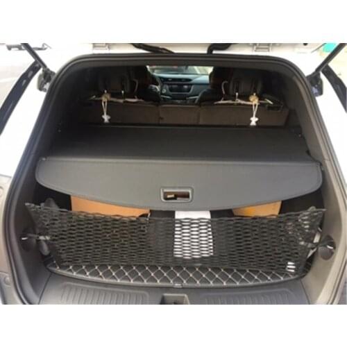 For Cadillac XT5 2016 2017 2018 2019 2020 (Black/Beige) High Quality Rear Trunk Security Screen Privacy Shield Cargo Cover