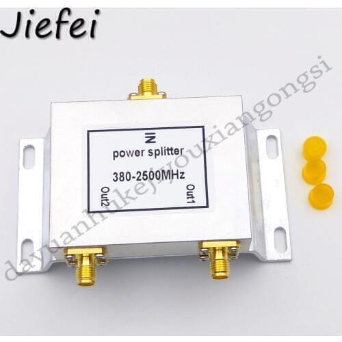 1pcs 2 Way Micro-Strip Power Splitter 380-2500MHz Wifi Antenna Splitter SMA Connector