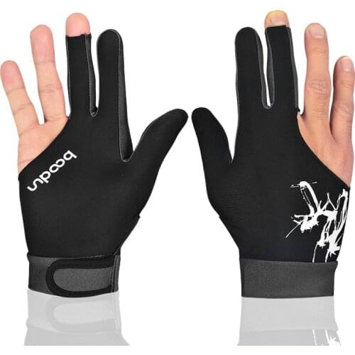 1 PCS Cue Billiard Pool Shooters 3 Fingers Gloves 5colors Billiard Gloves Snooker Gloves High Quality Billiard Accessories