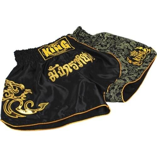 2018 Fitness Training Sanda Men Tiger Muay Thai Shorts Boxing Shorts Mma Mma Boxing Muay Thai Boxing embroidery thai shorts