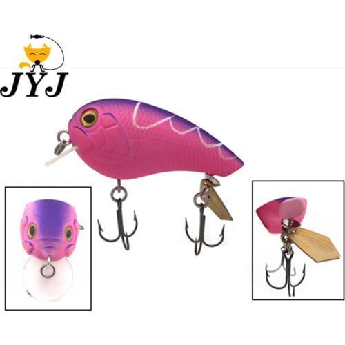 55mm 10g topwater fishing hard crank bait minnow lure tackle floating minnow crank lure with blade tail for isca pesca